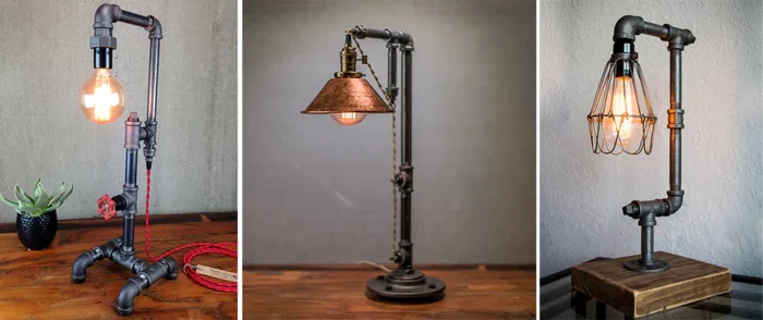 lámparas de estilo industrial