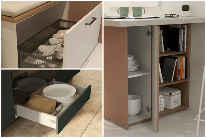 cocinas con almacenaje oculto