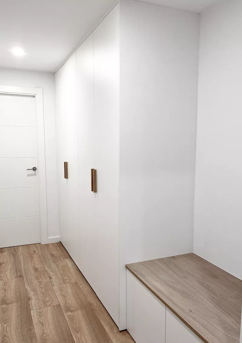 recibidor minimalista