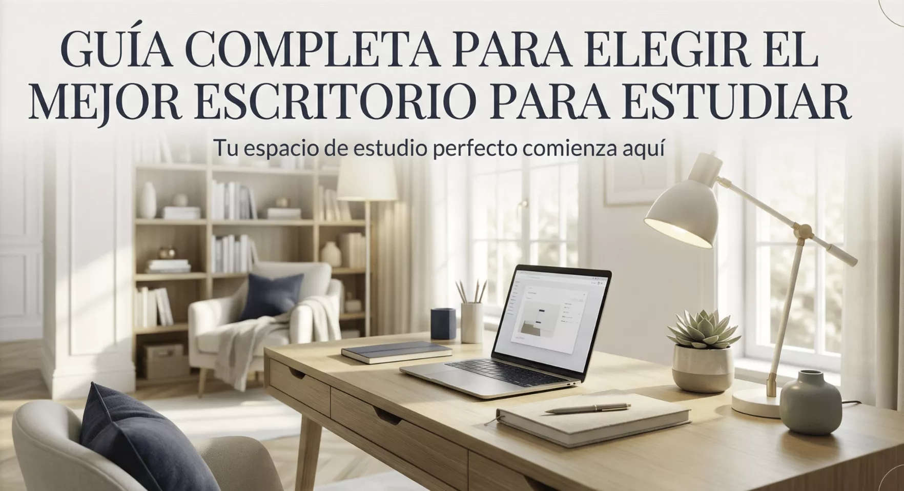guía completa para escoger el mejor escritorio para estudiar