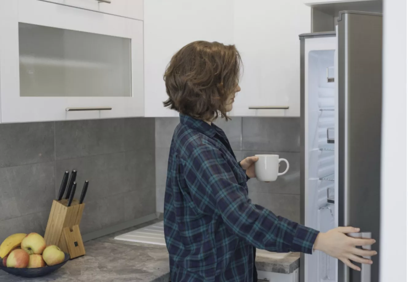 refrigeradora de acero inoxidable